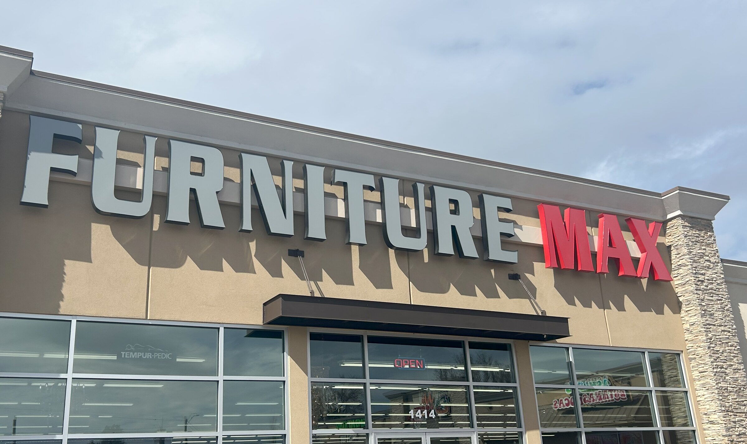 Furniture Max channel letter set