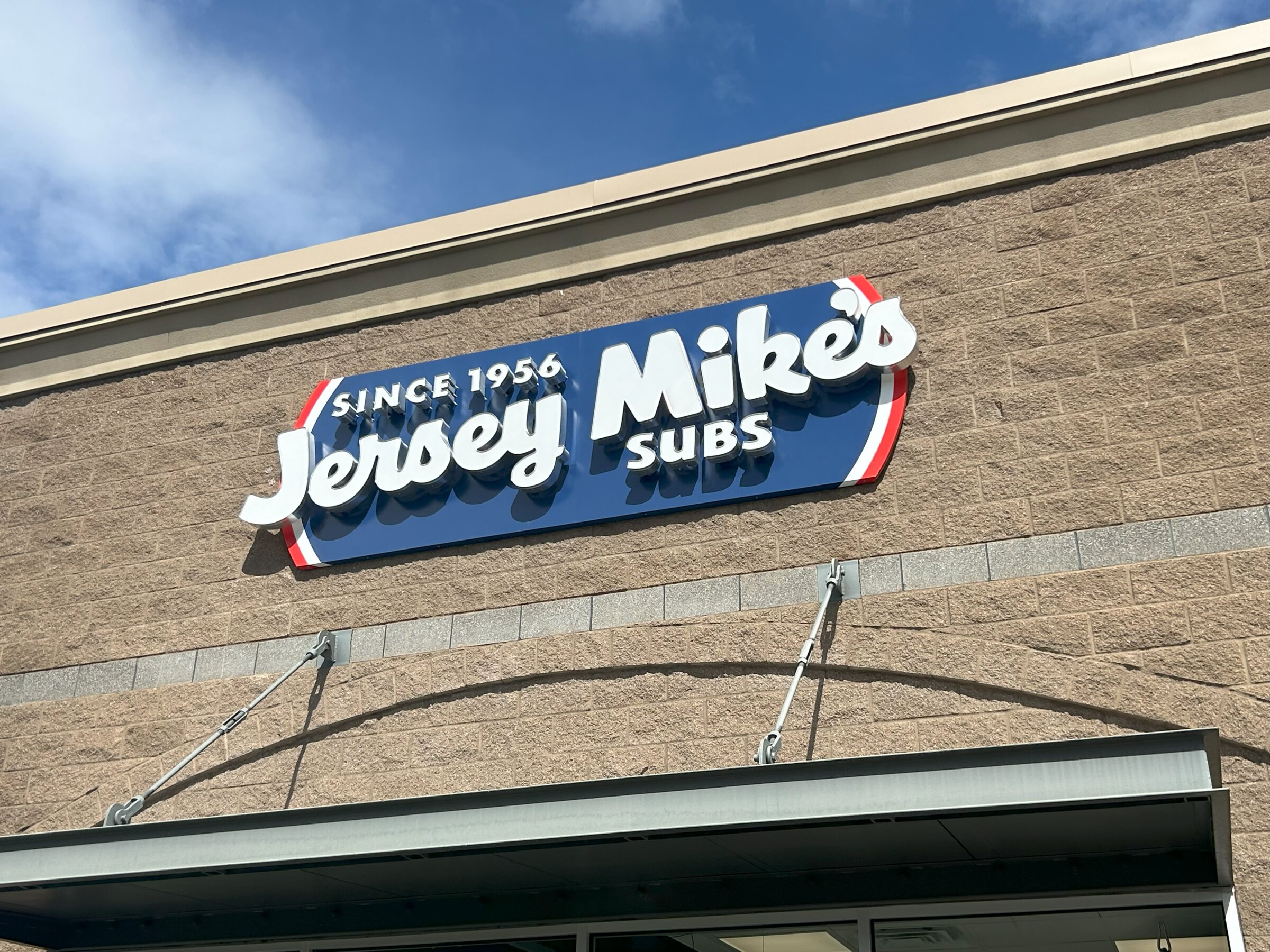 Jersey Mike's Subs illuminated cabinet sign